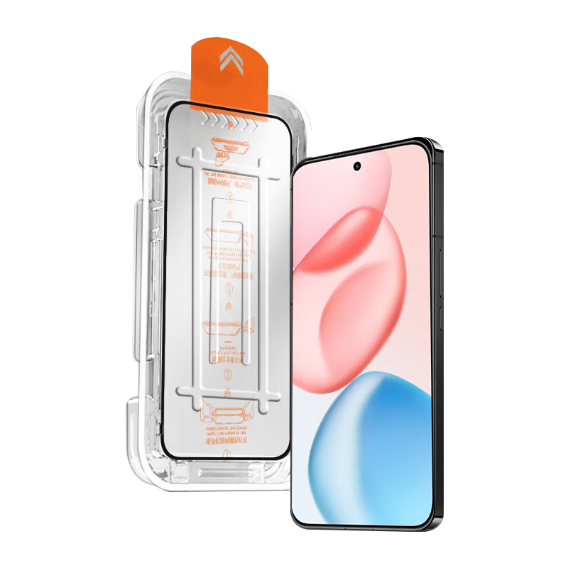Baozou [No Dust Warehouse 2 Pieces - Compensation for Defective Packaging] Tempered Glass Screen Protector for Honor 400 Pro, Full Screen HD Anti-Fingerprint Protective Film for Honor 400 Pro Smartphone