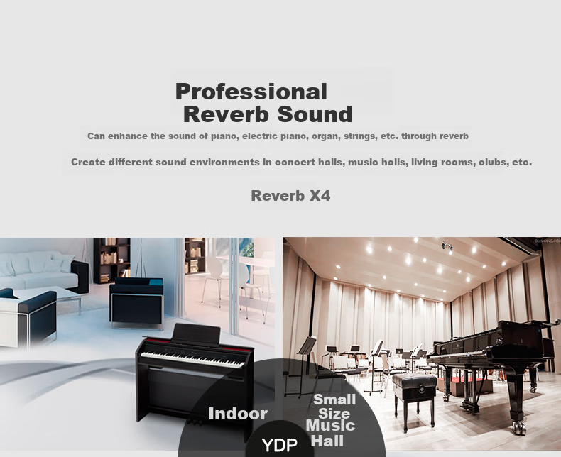 YAMAHA Upgraded YDP165R88-Key Weighted Hammer Adult Professional Exam-Grade Upright Digital Piano 4