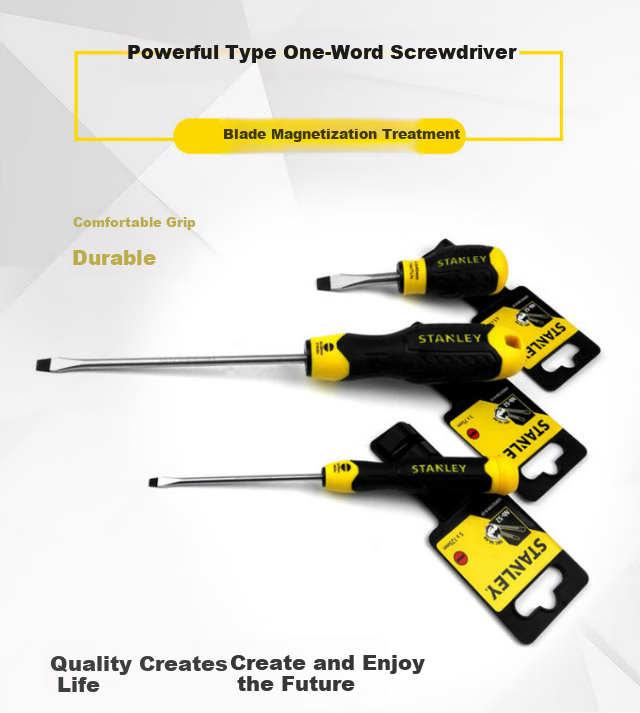 STANLEY Heavy-Duty Flathead Screwdriver with Magnetic Tip for Home Use, 5x150mm, STMT67274-8 1