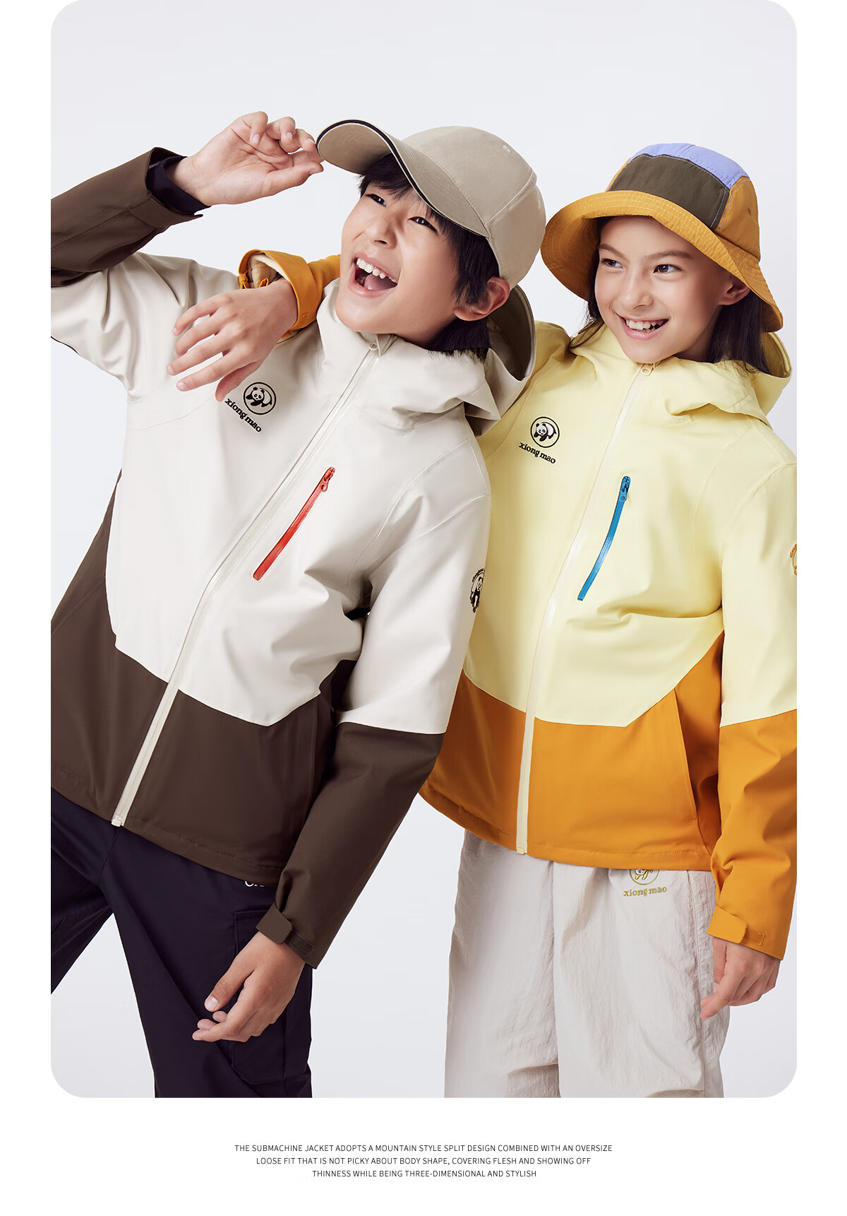 Panda Camel Kids 3-in-1 Waterproof Warm Hiking Mountaineering Outdoor Jacket for Boys and Girls B315,150 12