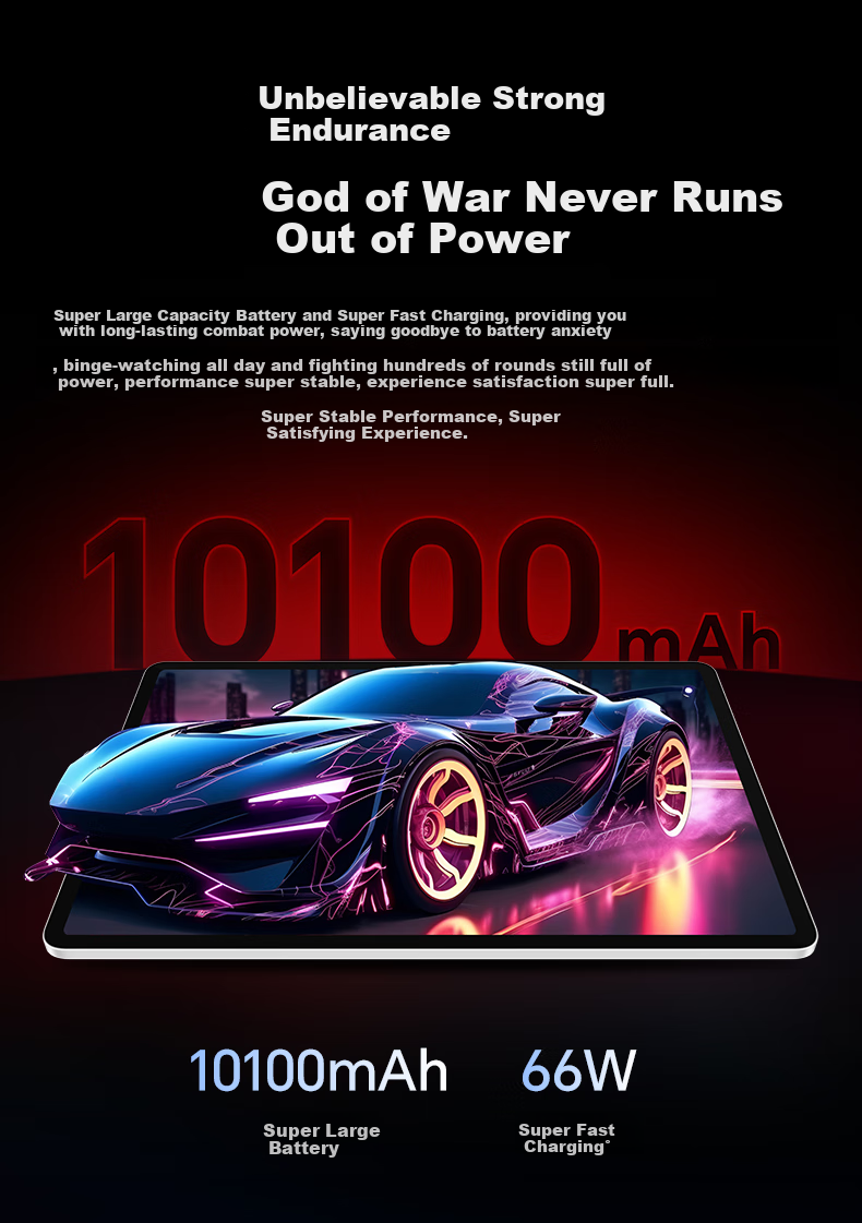 HONOR Tablet GT [Subsidies], 11.5-Inch Tablet Computer, 2.8K Eye-Protection Gaming Screen, High Cost-Performance Ratio, 8GB+256GB, Ice Crystal White, HONOR GT Series 9