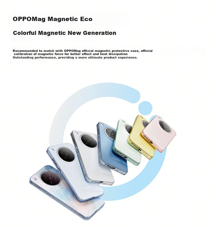 OPPO 27W Ice Wing Magnetic Cooling Back Clip, Sky Blue, Magnetic Design, Instant Cooling, Live Streaming And Gaming Essential, Compatible with OnePlus, Huawei, IPhone 17 Series AI 10