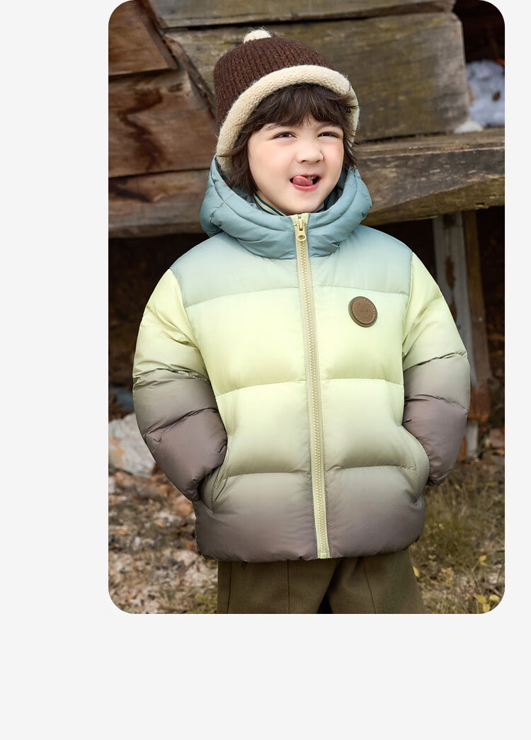 ASK JUNIOR [Canada Duck Down] Four-Way Protective Parent-Child Down Jacket Winter Kids Warm New Year Coat Toddler 7A Antibacterial Boys 4