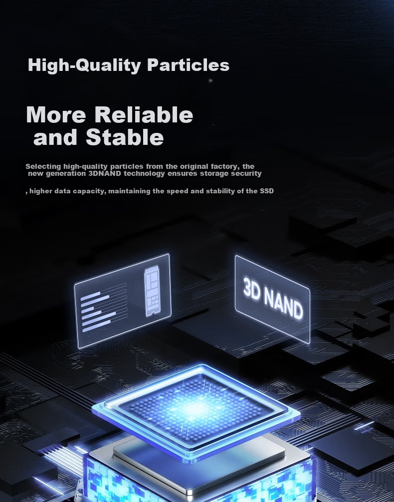 ORICO 256GB SSD Solid State Drive SATA 3.0 Interface Aluminum Alloy Case Anti-Interference Desktop Laptop AI Computer Accessories 6