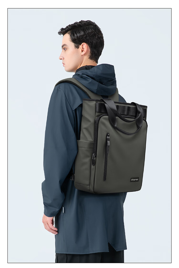 GOLF Backpack for Men, Travel Bag with 15.6/16 Inch Laptop Compartment, Student Schoolbag, Handheld Briefcase, Business Trip Bag 4