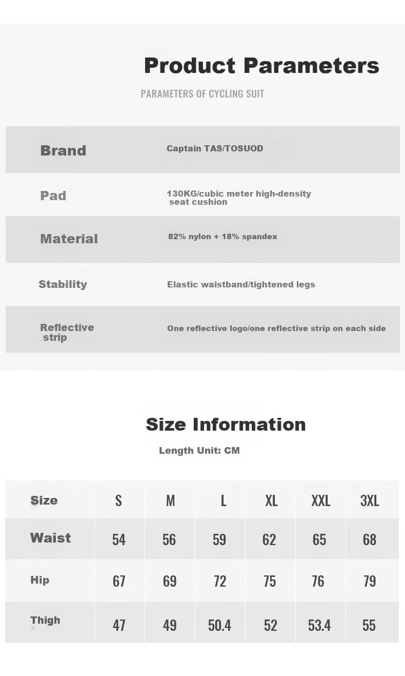 Tasiduizhang Summer Bicycle Riding Shorts for Men And Women, Mountain And Road Bike 3D Shock-Absorbing Padded Shorts, Black, 2XL 5