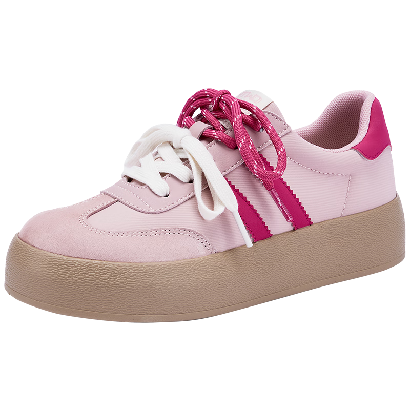 Hotwind Classic Retro Training Shoes for Women, Breathable and Comfortable Sports Thick-soled Board Shoes Casual White Shoes