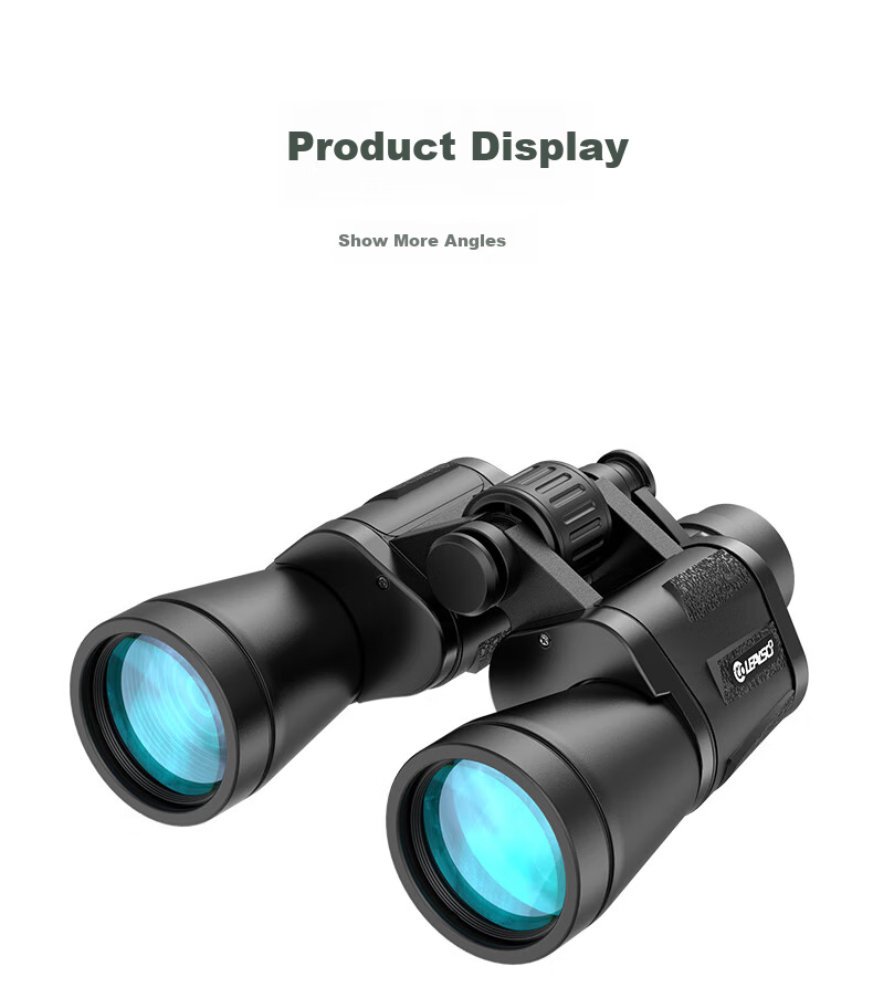 Leaysoo Knife Edge 20X50 High Magnification High Definition Large Eyepiece Binoculars for Low Light Night Vision, Concert And Outdoor Use 14
