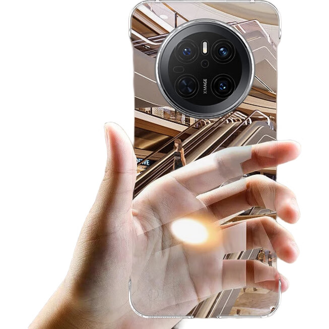 Чехол для телефона Sidefu для Huawei Mate 70 Pro/Pro+, полупрозрачный, защитный, премиум, жесткий, для мужчин и женщин, цвет "Ледяной кристалл"