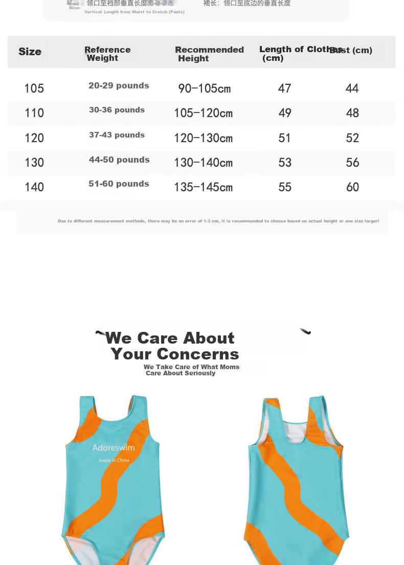 Adoreswim 2024 New Fashion Trendy Cute Style Girls' Summer Swimsuit Set, Two-Piece, Size 105 26