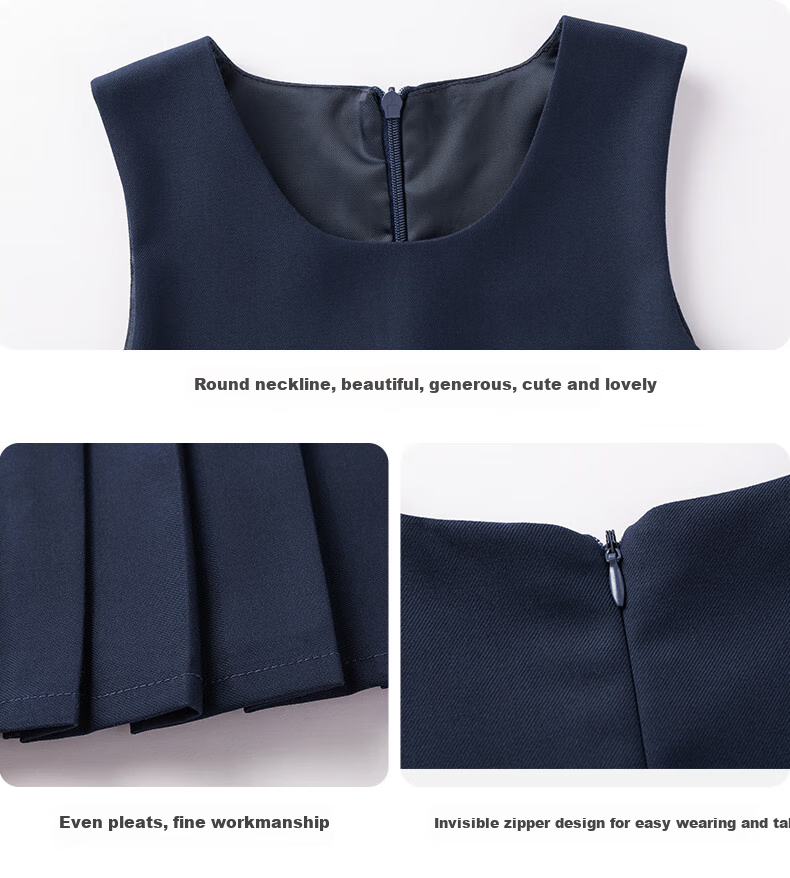 Yinuofang Girls' Dress Set Kindergarten Uniform School Uniform Children Elementary School Students June 1st Chorus Host Performance Costume 8