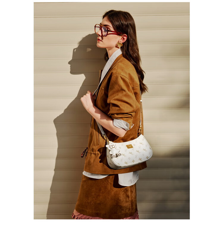 NUCELLE Pegasus Crescent Bag, 2026 Light Luxury Niche Underarm Dumpling Bag, Shoulder Crossbody Women's Bag, Valentine's Day Birthday Gift for Wome 4