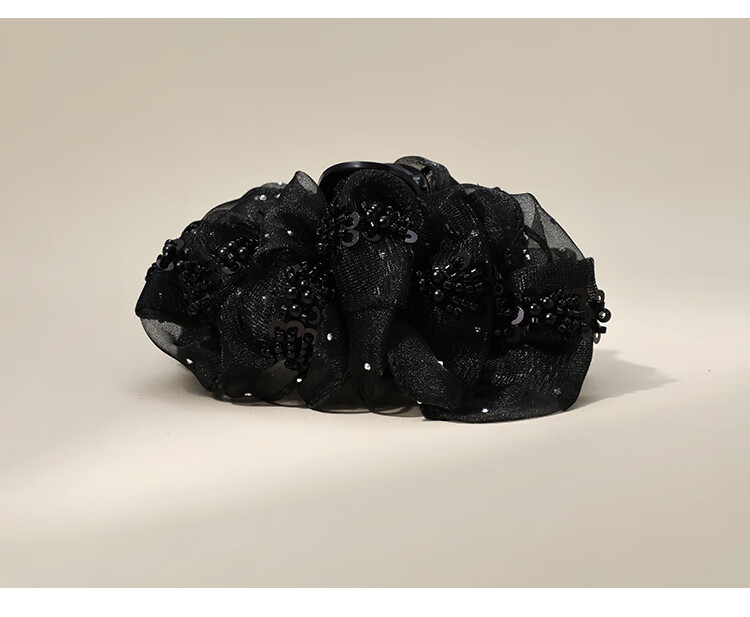 CHIMERA 3D Wrinkled Beaded Hair Claw Clip for Full Back Hair Volume Hairpin Women's Birthday Gift 9