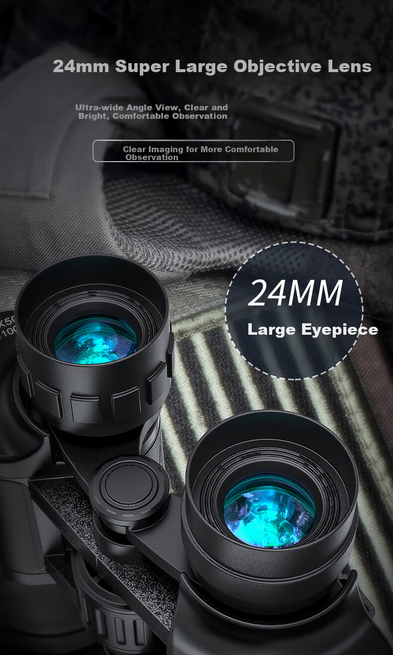 Leaysoo Knife Edge 20X50 High Magnification High Definition Large Eyepiece Binoculars for Low Light Night Vision, Concert And Outdoor Use 7