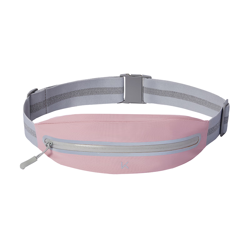 Keep Ultra-Light Bare-Feel Running Waist Bag Double Waterproof Unisex Outdoor Hiking Cycling Phone Waist Pack Soft Mist Pink