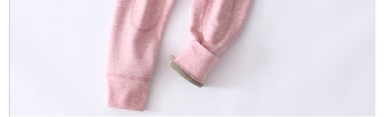 Dingguagua Children's Thermal Pants Girls Autumn Winter Fleece Thickened School Uniform Inner Wear Autumn Trousers Girls Inner Layer Pants for Older Kids 17