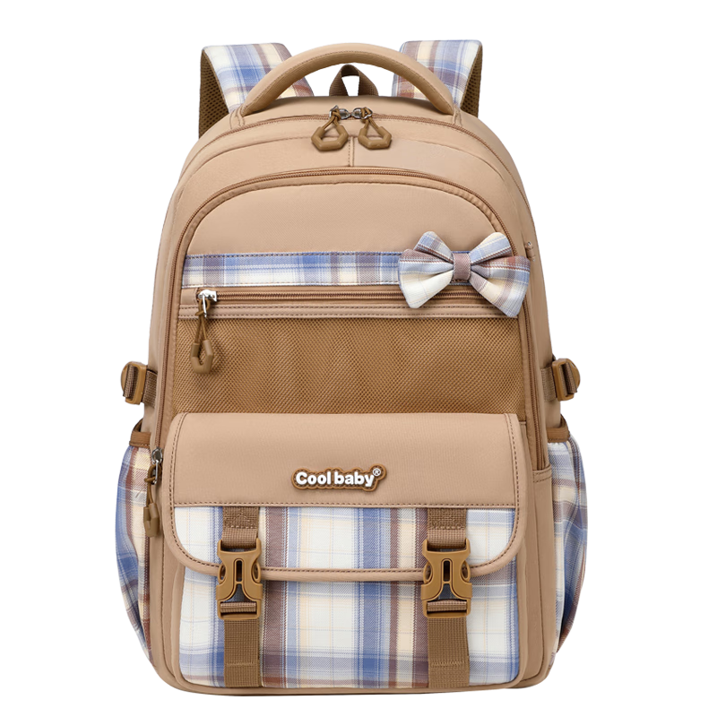 COOLBABY Capybara Backpack Pendant for Primary School Students Grades 1-3 Children's Spine Protection And Load Reduction High-Quality Girls' Backpack