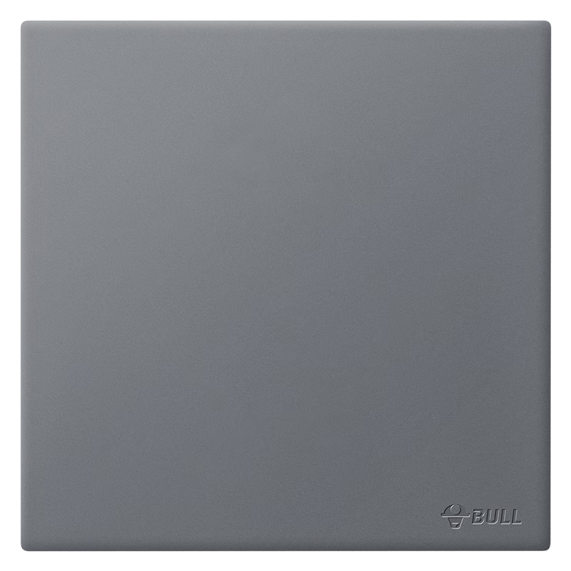 BULL Blank Panel G60 Series Splash-Proof Box Panel White Board 86 Type Ultra-Thin Panel G60B101 Phantom Gray