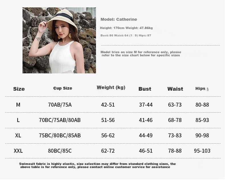 DK Swimsuit for Women, Sexy Slimming Tummy-Covering Conservative One-Piece Black And White, Push-Up for Small Chest, Suitable for Hot Springs And Swimming 14