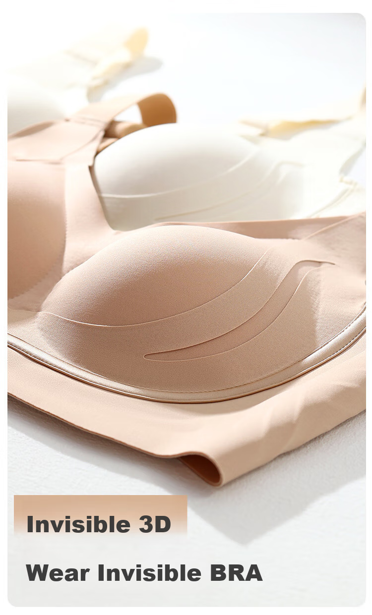 Fenteng Women's Seamless Bra, Push-Up for Small Breasts, Lift And Gather Side Boob, Prevent Sagging, Soft Support, Adjustable Style Brassiere 7