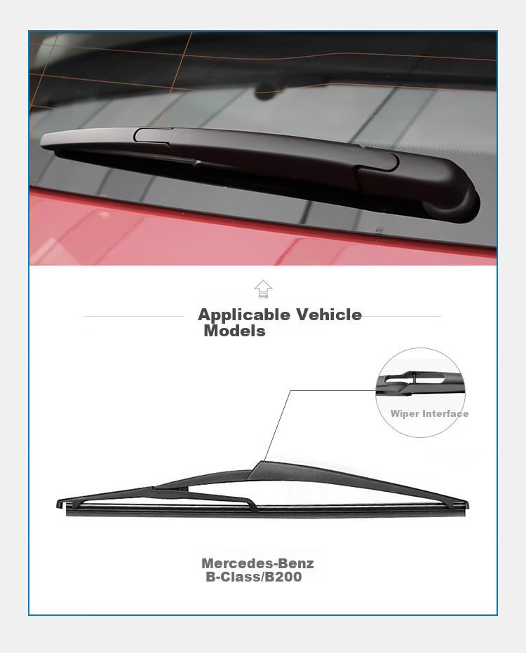 Aolin Rear Wiper Blade/rear Window Wiper for Mercedes-Benz B-Class/B200/Mercedes-Benz GLK-Class/GLE/R-Class Car Rear Wiper 3