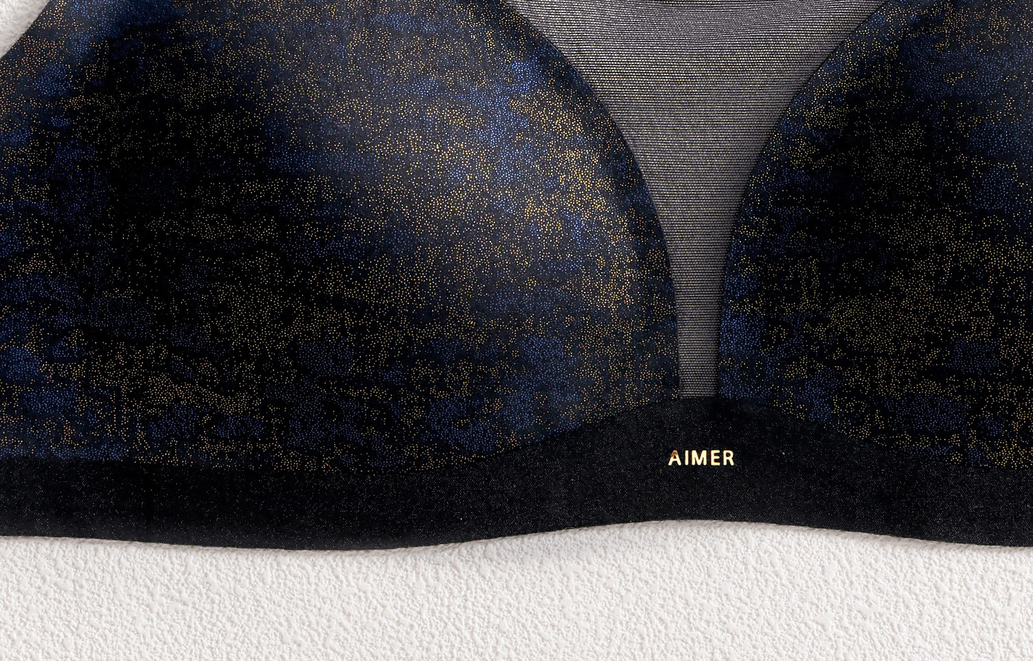 Aimer Women's Bra, Woven Silk 4/4, Wireless, Full Coverage, Thin Modal Bra, AM17C261, Starry Night YH4, Size 170 13