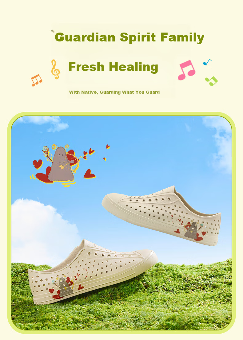 Native Perforated Shoes Guardian Series Outdoor Beach Sandals for Men And Women, Summer Slippers, Non-Slip, Odor-Resistant, Breathable, Versatile 3