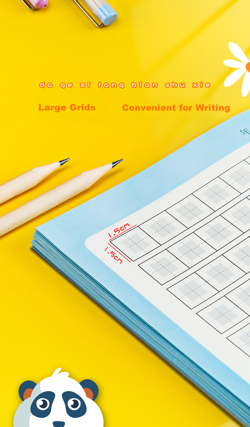 Faramon Ancient Poetry Accumulation Notebook, Reading Notes And Copybook for First, Second, And Third Graders, Recitation Check-In Planner, Exercise Handbook, Notebook Stationery, Yellow Snowman (10 Books) 4