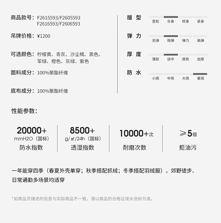 SCALER [Lingfeng] Men's Spring And Summer New Outdoor Breathable Wear-Resistant Mountaineering Hiking Jacket for Women S593 24