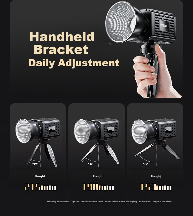 Jimantu Outdoor LED Light Rechargeable Portable Square Light for Photography, Night Scene Shooting, Live Streaming, Camping, Night Market, Street Vendors, And Lighting 11
