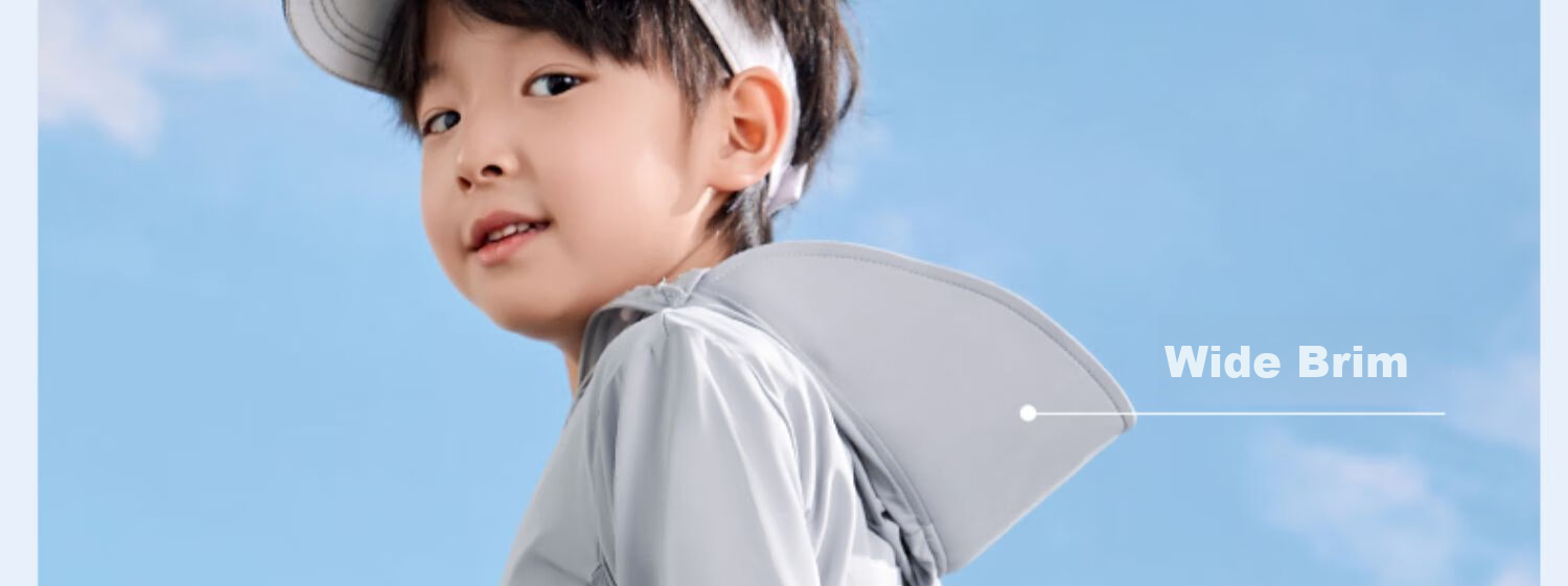 Luomeng Children's Summer New UV Protection Sun Protection Clothing, Kids' Air Conditioning Shirt, Light Gray Sun Protection Clothing, Size 160 10