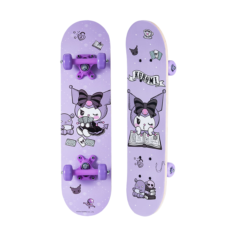 Carlbaby Sanrio Kids Scooter Four-Wheel 3-6 to 12 Years Beginner Professional Double Kickboard Boys Girls Birthday Gift