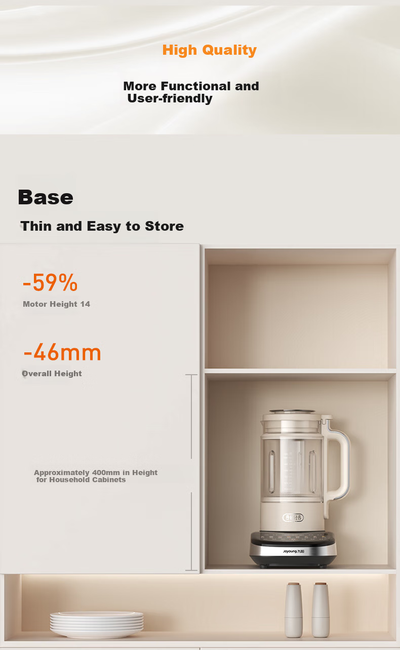 Joyoung High-Speed Blender, Home Use, Self-Cleaning, Fully Automatic, Multifunctional, 1.75L, Variable Frequency, Quiet Operation, Juicer, No-Beating Soy Milk Maker, Xiaofangtang B1 2025 Upgraded Versio 18