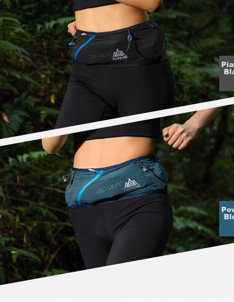AONIJIE Running Waist Pack for Men And Women, Sports Waist Belt, Outdoor Fitness Hiking Marathon Invisible Phone Pouch 9