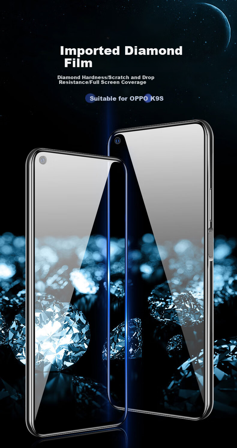 KOOLIFE [Upgraded Anti-Shatter Edge] Tempered Glass Screen Protector for OPPO K9s, A36 Phone Protective Film, Gaming Version, Ultra-Thin Full-Screen Coverage, HD Clear Anti-Drop Fingerprint-Resistant Front Film 3
