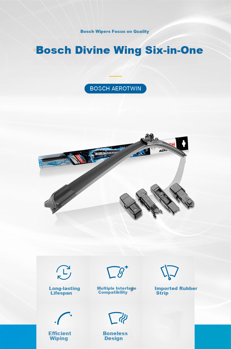 BOSCH Shenyi Six-In Wiper Blade, 26 Inches Single Pack (Multi-Functional Interface, Consult Customer Service for Vehicle Compatibility) 1