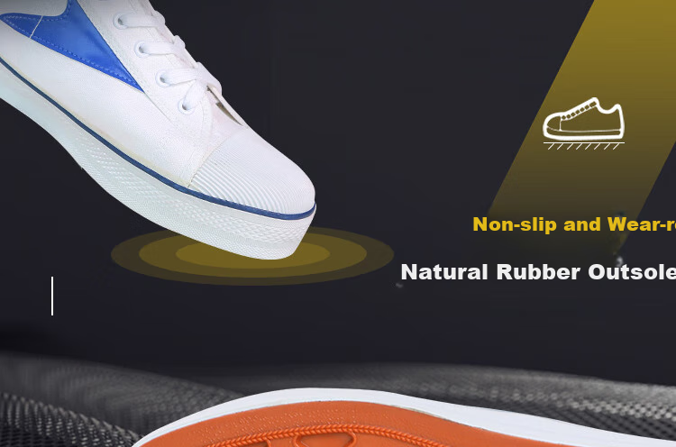AN QUAN PAI Canvas Safety Shoes, 15KV Electrical Insulation Rubber Shoes, Anti-High And Low Voltage Labor Protection for Men And Women Z015(A) White Size 42 9
