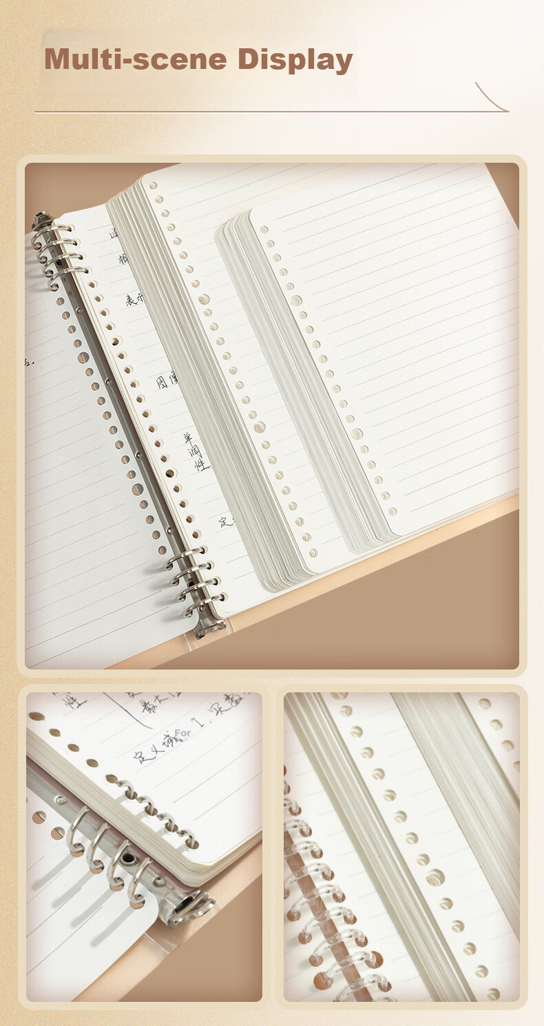 M&G Stationery B5/100 Sheets Loose-Leaf Notebook Refill Paper for Exam Preparation, Homework, Lined Pages, Single Book HB5A10A Essential for Exams 9
