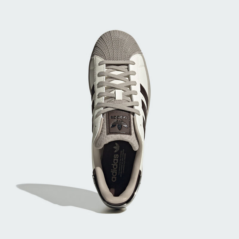 Adidas Trefoil, Men's And Women's Shoes, SUPERSTAR II Casual Shoes, JQ6250, Han Yu Bai, Size 44 4