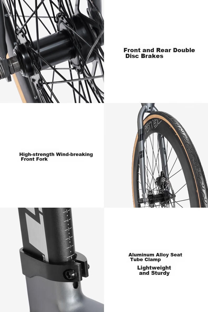 FG FLYING PIGEON Road Bicycle, 700C Aluminum Alloy Frame, 27-Speed, for Men And Women, Adults And Students, City Racing Bike, Nebula Gray 18