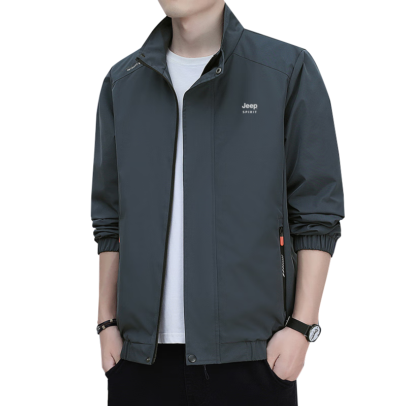JEEP SPIRIT Men's Autumn Jacket Casual Loose Fit Men's Coat