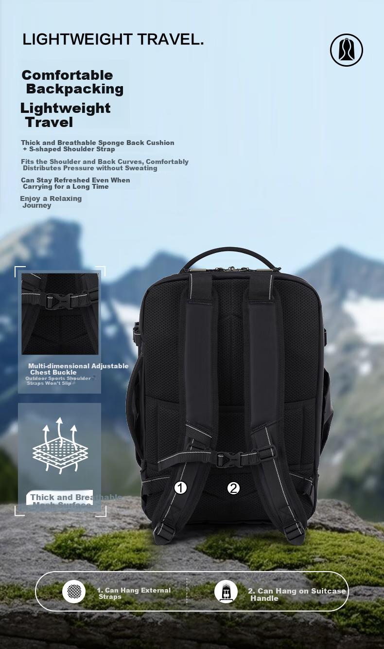 Xinxiuli Outdoor Sports Backpack, Laptop Bag, 15.6-Inch, Men's Travel Backpack, Versatile Carrying QW4 7