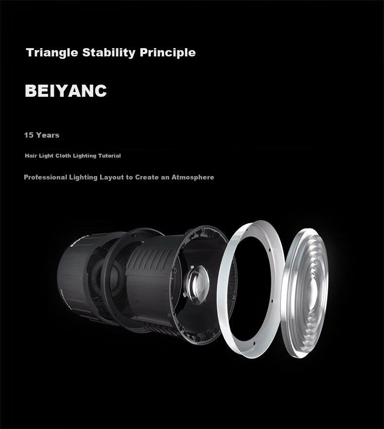 Aputure Fresnel 2x, Fisheye Reflector Zoom Lens, Hot Shoe Mount Photography Fill Light Spotlight High Brightness Live Streaming Hair Highlighting Contour High Transparency 4