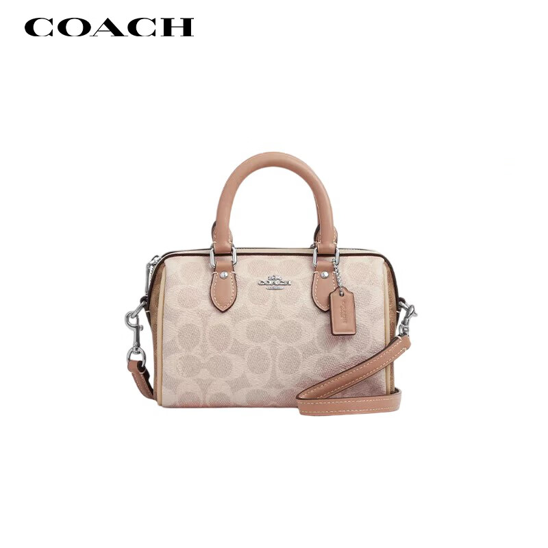 COACH [Brand Direct Supply], Women's ROWAN Handbag, Shoulder Bag, Crossbody Boston Bag CW330, New Year Gift
