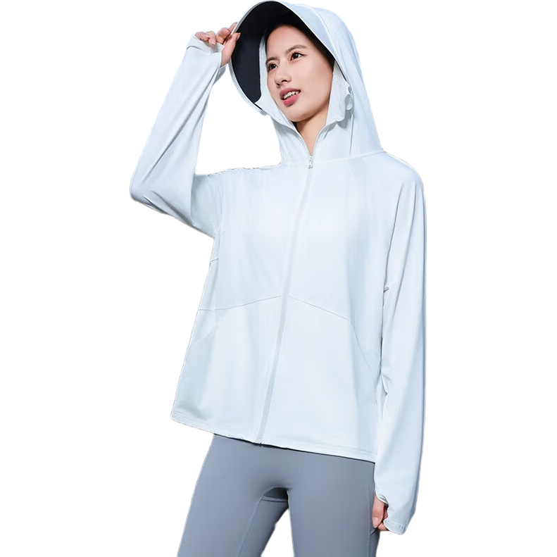 Combo Summer New Self-Operated Women's Sun Protection Jacket UV Protection Outdoor Breathable Thin Ice Silk Cycling Coat Sunproof Clothing