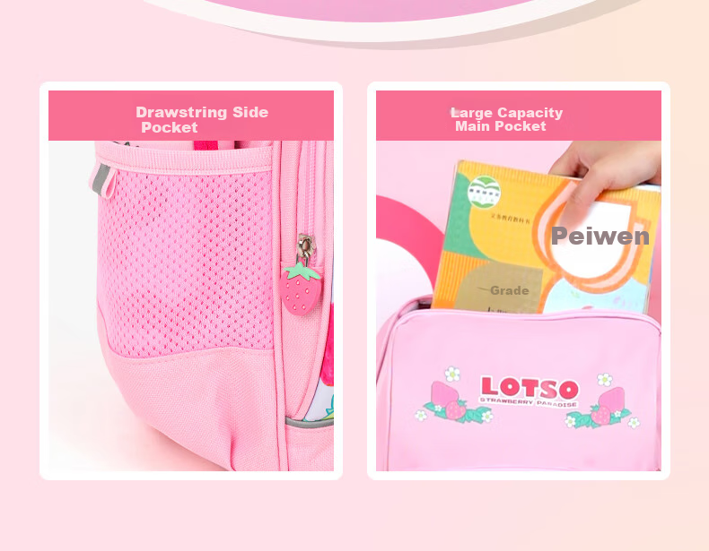 Disney Backpack for Elementary School Girls Grades 4-6, Large Capacity, Stylish, Antibacterial, Breathable, Lightweight Children's Backpack, Double Shoulder Bag 9