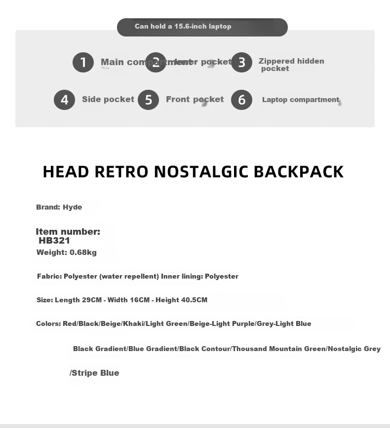 HEAD Backpack, Badminton Bag with Large Capacity, Tennis Bag with Stylish Design, Unisex Laptop Bag, Sports Travel Bag 19