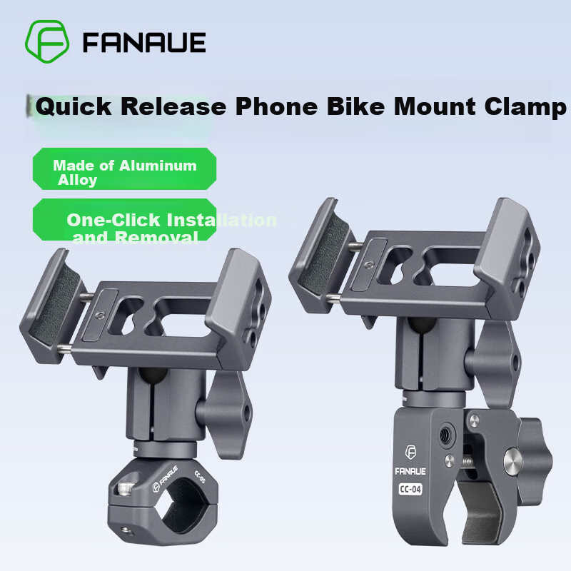 FANAUE Bicycle Action Camera Mount for Road Bikes, Integrated Handlebar, Compatible with DJI GoPro 360, Cycling Shooting CPC-06TP