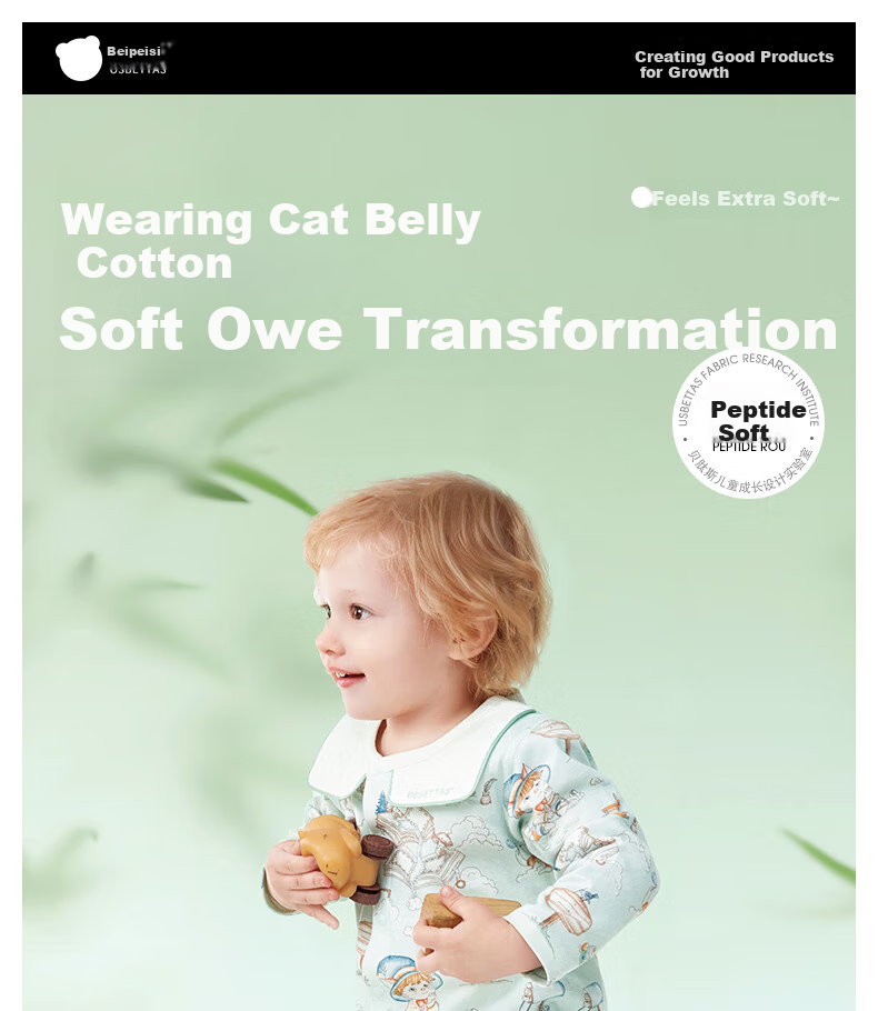 Beitaisi Baby Clothes Spring And Autumn Style, Unisex Infant Romper for Going Out, Class A Breathable Newborn Onesie 3