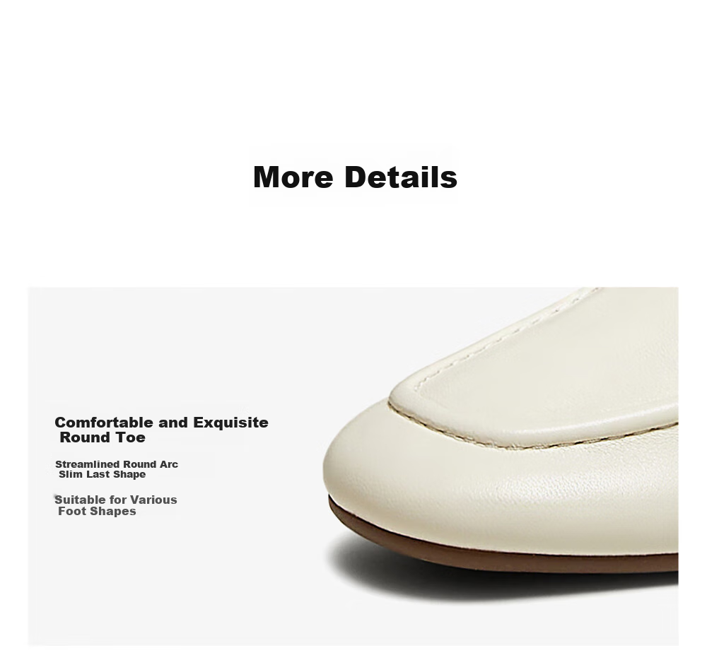 TATA Women's White Loafers with Small Gold Beans, Flat Sole, Sheepskin, Gray, Lambskin, Size 37 12